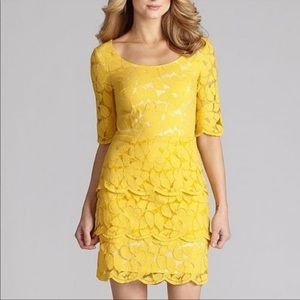 ANTONIO MELANI YELLOW DRESS SIZE 4 Like new, wore once